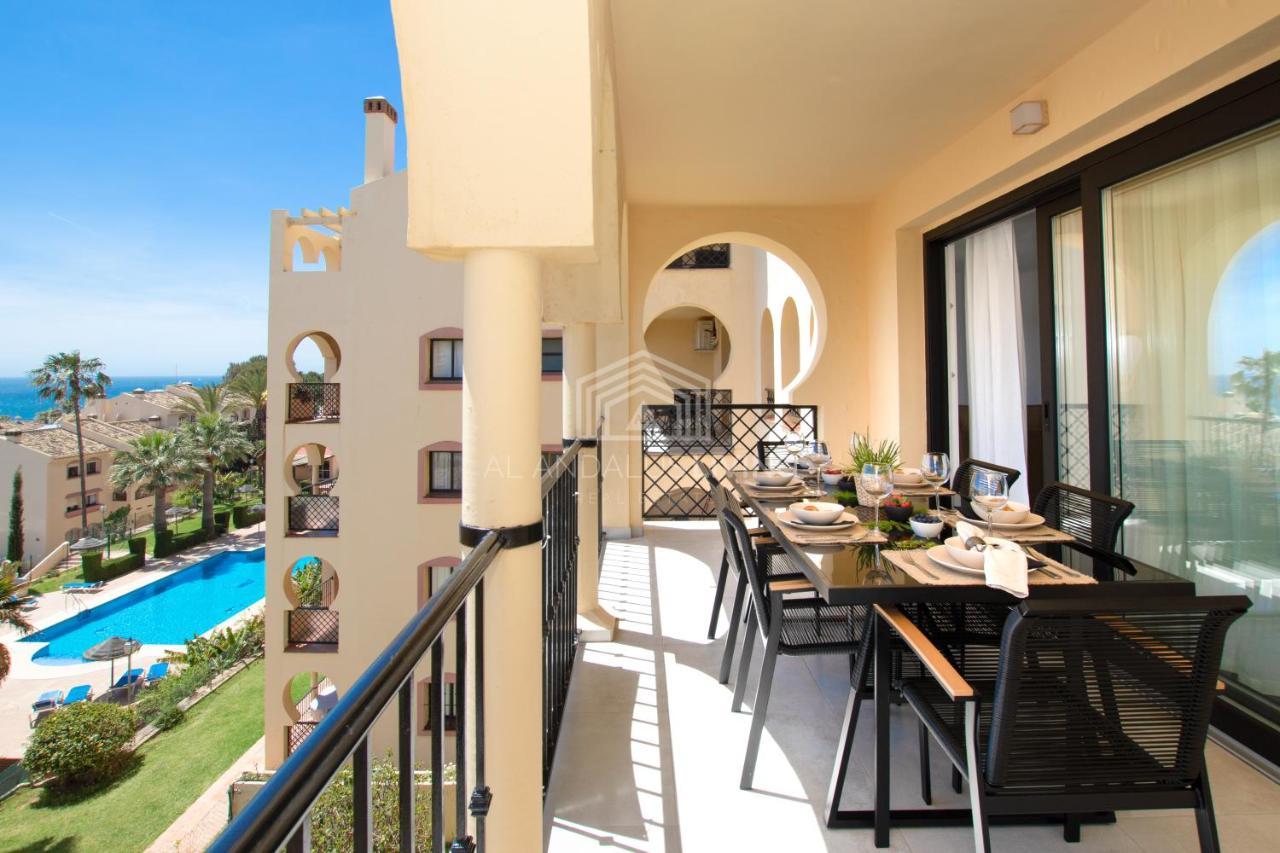 Apartamento Panoramic Sea Views And Direct Access To The Beach From The Community In Torrenueva Málaga Exterior foto